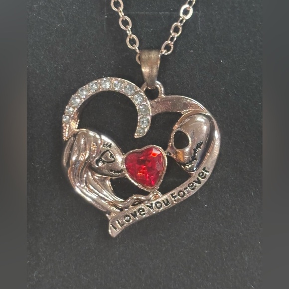 NBC Necklace I Love You Forever-Jack and Sally - Picture 2 of 3